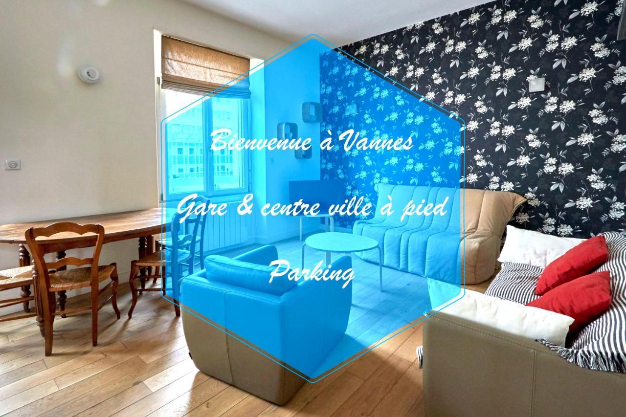 Apt 1 Ch - Centre Ville Vannes - Gare A Pied - Parking ภายนอก รูปภาพ