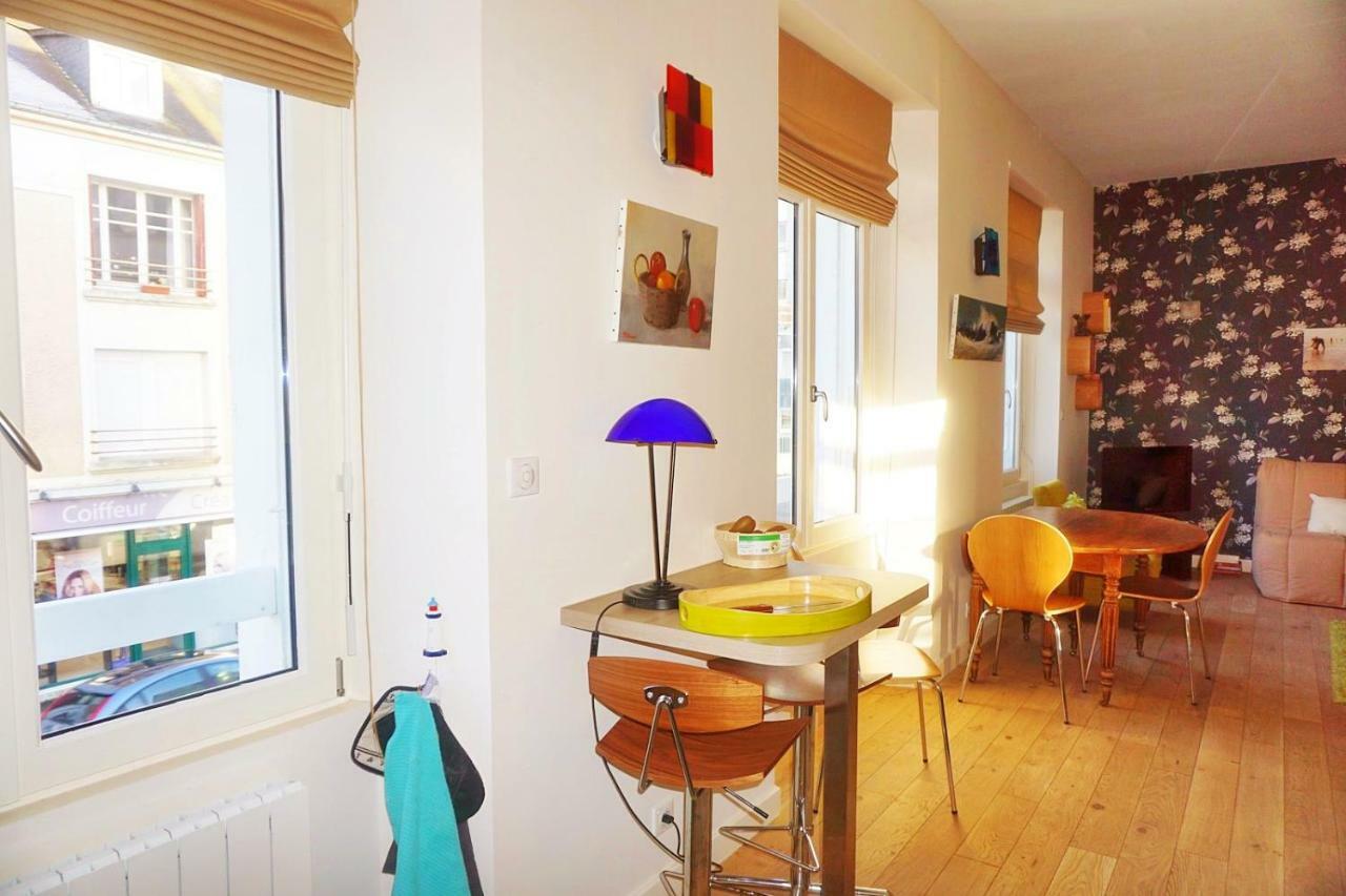 Apt 1 Ch - Centre Ville Vannes - Gare A Pied - Parking ภายนอก รูปภาพ