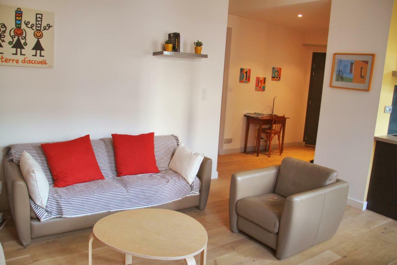 Apt 1 Ch - Centre Ville Vannes - Gare A Pied - Parking ภายนอก รูปภาพ