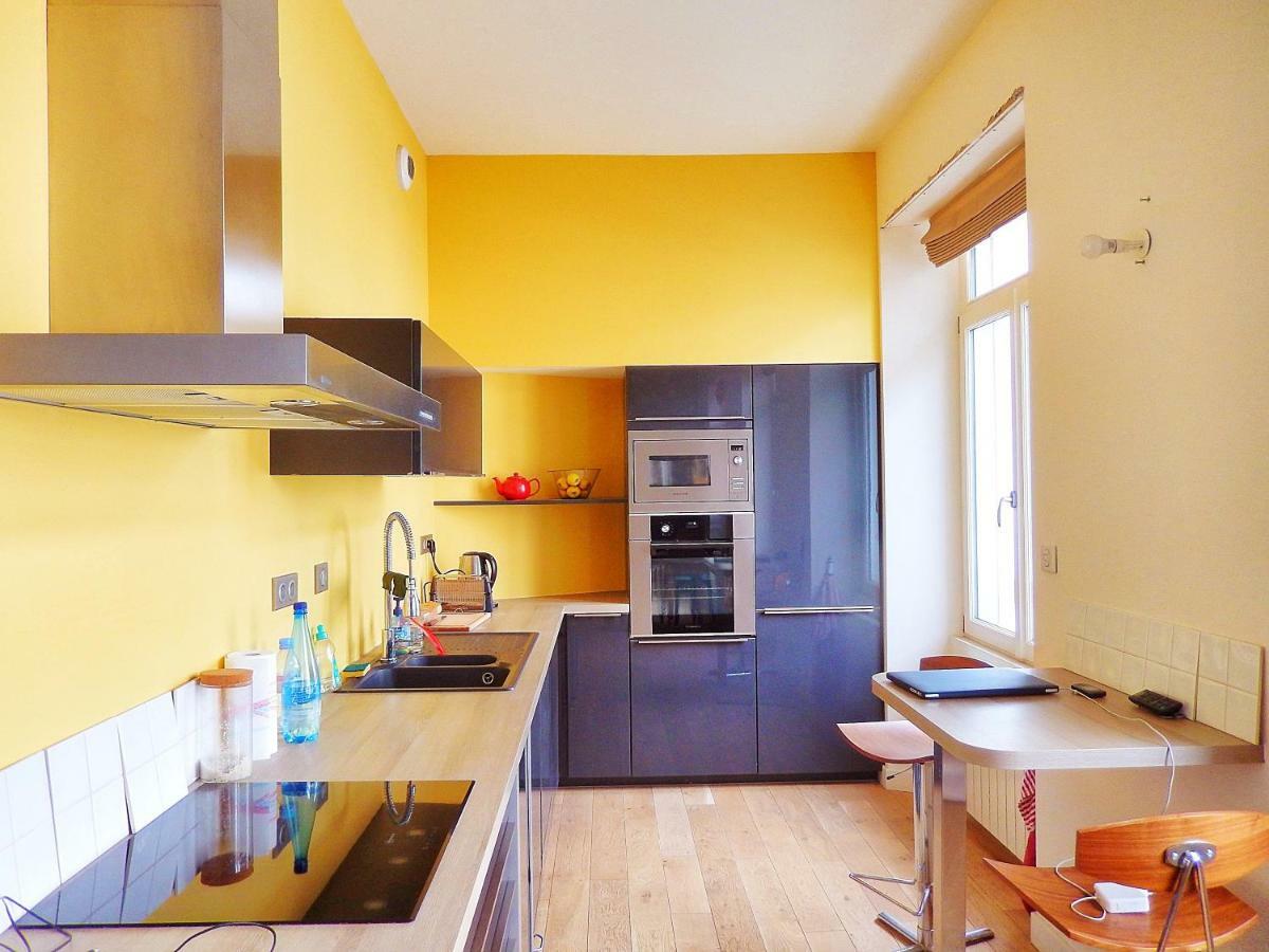 Apt 1 Ch - Centre Ville Vannes - Gare A Pied - Parking ภายนอก รูปภาพ